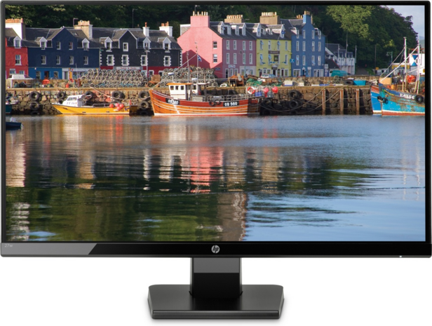 HP 27w - 27 inch - 1920x1080 - 16:9 - HDMI - VGA - Zwart