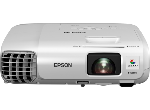 EPSON EB-955W - 1280x800 - 16:10 - VGA - HDMI - S-Video - 1555 uur